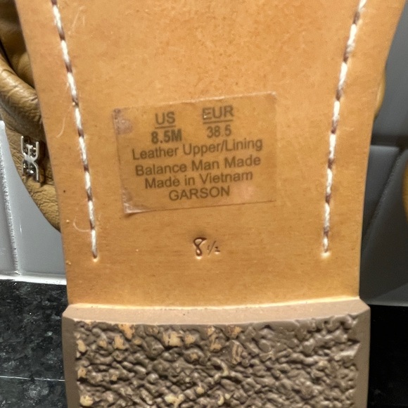 Sam Edelman Tan Knotted Slide Sandals - Picture 3 of 5